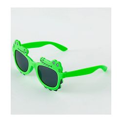 Babyhug Free Size Crocodile Shape Sunglasses - Green