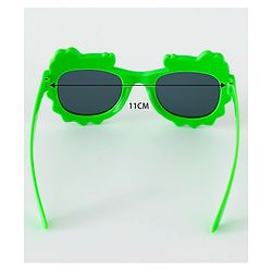 Babyhug Free Size Crocodile Shape Sunglasses - Green