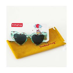 Babyhug Free Size Heart Shape Sunglasses - Green