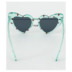 Babyhug Free Size Heart Shape Sunglasses - Green