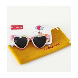 Babyhug Free Size Heart Shape Sunglasses - Green