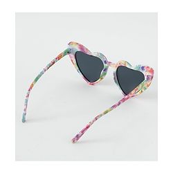 Babyhug Free Size Heart Shape Sunglasses - Green