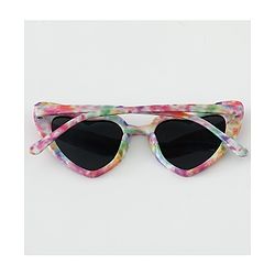 Babyhug Free Size Heart Shape Sunglasses - Green