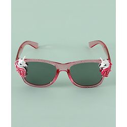 Babyhug Free Size Unicorn Applique Sunglasses - Fuchsia