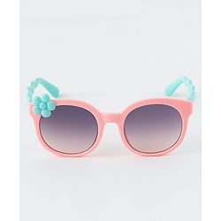 Babyhug Sunglasses With Floral Applique - Pink