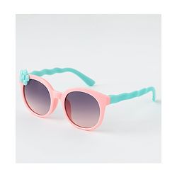 Babyhug Sunglasses With Floral Applique - Pink