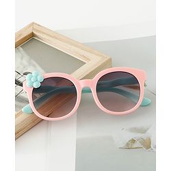 Babyhug Sunglasses With Floral Applique - Pink