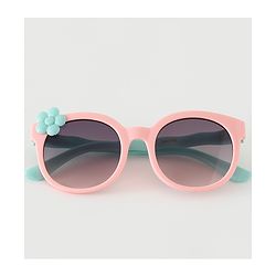 Babyhug Sunglasses With Floral Applique - Pink