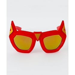 Babyhug Sunglasses With Bat Man Shape - Red