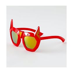 Babyhug Sunglasses With Bat Man Shape - Red