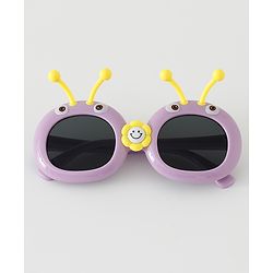 Babyhug Sunglasses with Honeybee Applique - Purple