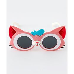 Babyhug Kitty Shaped Sunglasses - Pink
