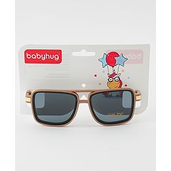 Babyhug Rectangle Shaped Sunglasses - Brown