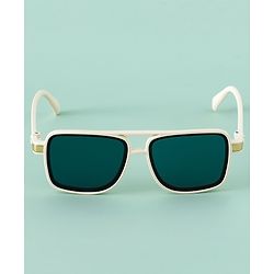 Babyhug Rectangle Shaped Sunglasses - White
