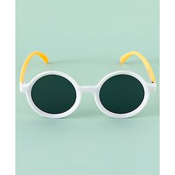 Babyhug Round Shaped Sunglasses - White