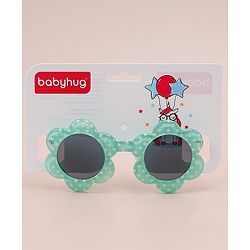 Babyhug Polka Dot Printed Sunglasses - Sea Green