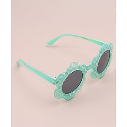 Babyhug Polka Dot Printed Sunglasses - Sea Green