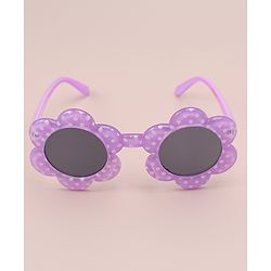 Babyhug Polka Dot Printed Sunglasses - Sea Green