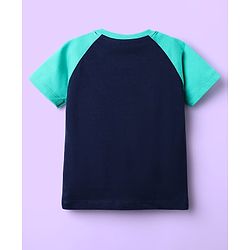 Babyhug 100% Cotton Knit Half Sleeves T-Shirts with Beach Theme Print & Stripes Pack of 7 - Multicolor