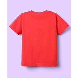 Babyhug 100% Cotton Knit Half Sleeves T-Shirts with Beach Theme Print & Stripes Pack of 7 - Multicolor