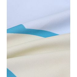Babyhug Half Raglan Sleeves Legged Swimsuit With Shark Print & Cap - Light Blue