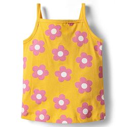 Babyhug 100% Cotton Single Jersey Knit Antibacterial Sleeveless Slips With Floral  Print Pack Of 3 - Pink Yellow & Light Blue