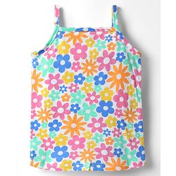 Babyhug 100% Cotton Single Jersey Knit Antibacterial Sleeveless Slips With Floral  Print Pack Of 3 - Pink Yellow & Light Blue