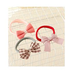 Babyhug Headbands with Bow Applique Pack of 3 - Pink and Red