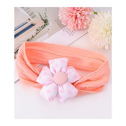 Babyhug Free Size Headband with Floral Applique - Pink