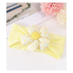 Babyhug Free Size Headband with Floral Applique - Pink