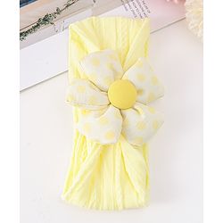 Babyhug Free Size Headband with Floral Applique - Pink