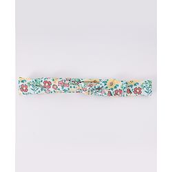 Babyhug Headbands with Bow Applique & Floral Print Pack of 3 Free Size - Multicolor