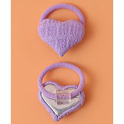 Babyhug Free Size Rubber Bands Pack Of 10 - Purple