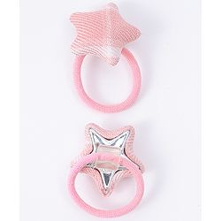 Babyhug Free Size Rubber Bands Pack Of 10 - Pink