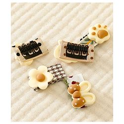 Babyhug Free Size Hair Clips Pack Of 5 - Multi Colour
