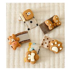 Babyhug Free Size Hair Clips Pack Of 5 - Multi Colour
