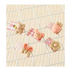 Babyhug Free Size Hair Clips Pack Of 5 - Multi Colour