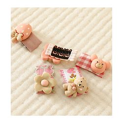 Babyhug Free Size Hair Clips Pack Of 5 - Multi Colour