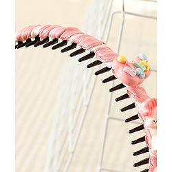 Babyhug Hair Band With Unicorn Applique - Pink