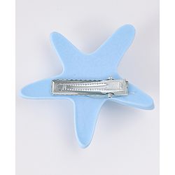 Babyhug Hair Pins and Clips With Star Design Pack Of 5 - Pink & Blue