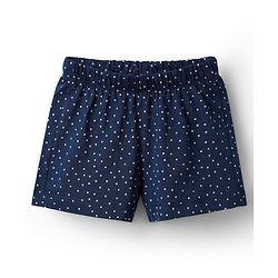 Babyhug Cotton Knit Half Sleeves Shorts Night Suit With Bear Print - Pink & Navy Blue