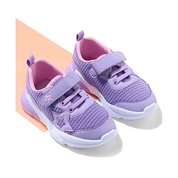 Cute Walk by Babyhug Sneaker with Velcro Closure & Star Patch - Purple