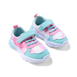 Cute Walk by Babyhug Velcro Closure Sneaker Shoes With Heart Applique & Lace Detailing - Fuchsia