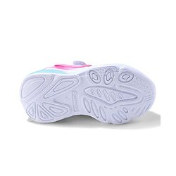 Cute Walk by Babyhug Velcro Closure Sneaker Shoes With Heart Applique & Lace Detailing - Fuchsia