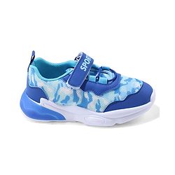 Cute Walk by Babyhug Sneaker with Velcro Closure & Camouflage Print - Blue