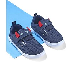Cute Walk by Babyhug Sneaker Shoes Velcro Closure - Navy Blue