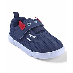 Cute Walk by Babyhug Sneaker Shoes Velcro Closure - Navy Blue