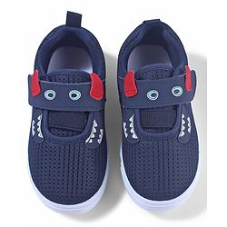 Cute Walk by Babyhug Sneaker Shoes Velcro Closure - Navy Blue