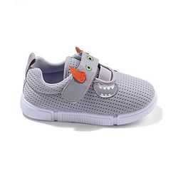 Cute Walk by Babyhug Sneaker Shoes Velcro Closure - Grey
