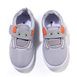 Cute Walk by Babyhug Sneaker Shoes Velcro Closure - Grey
